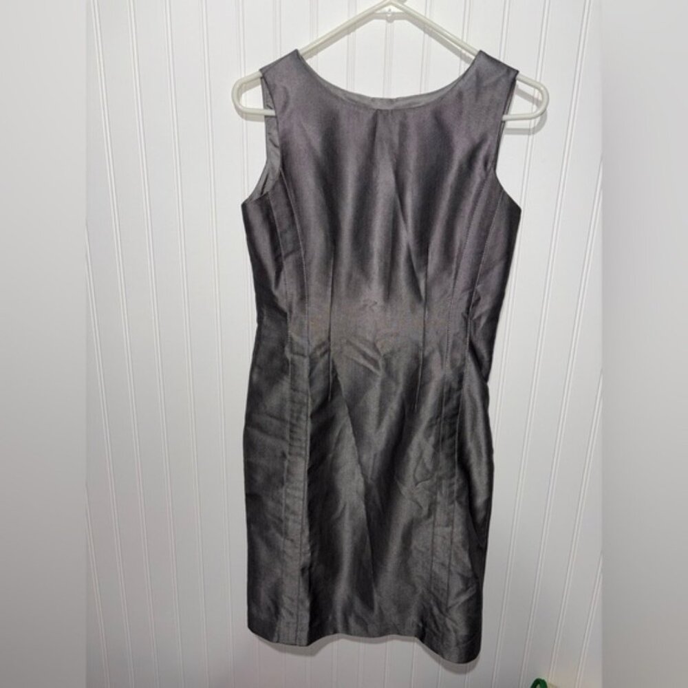 Calvin Klein Elegant Gray Sleeveless Dress| Size 4